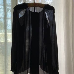 Tom Ford black silk blouse